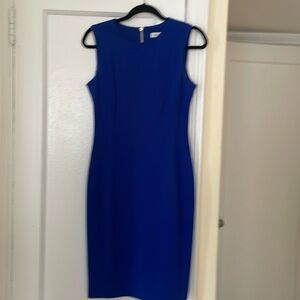 Blue summer woman dress